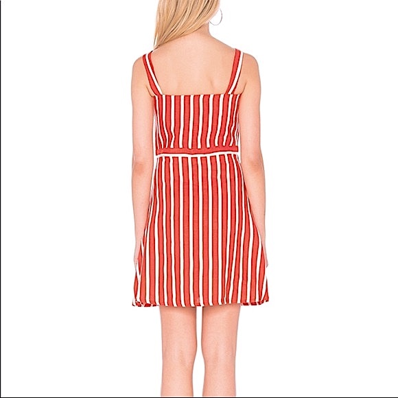Faithfull the Brand Le Petite Striped Linen Dress Size 2 - Picture 3 of 8